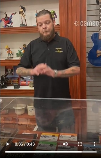 Pawn Stars Corey Harrison On Cameo [Credit: Corey Harrison/Instagram]