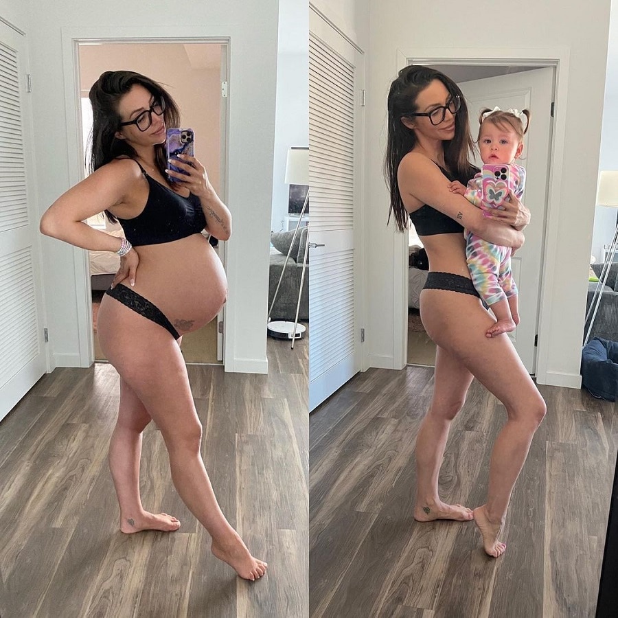 Scheana Shay Before-And-After Photo [Credit: Scheana Shay/Instagram]