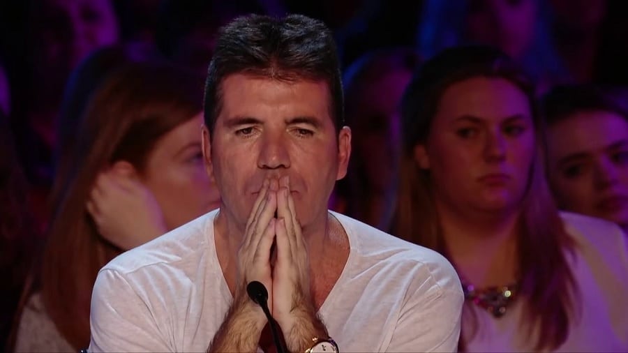 Simon Cowell Gets Emotional [Credit: YouTube]