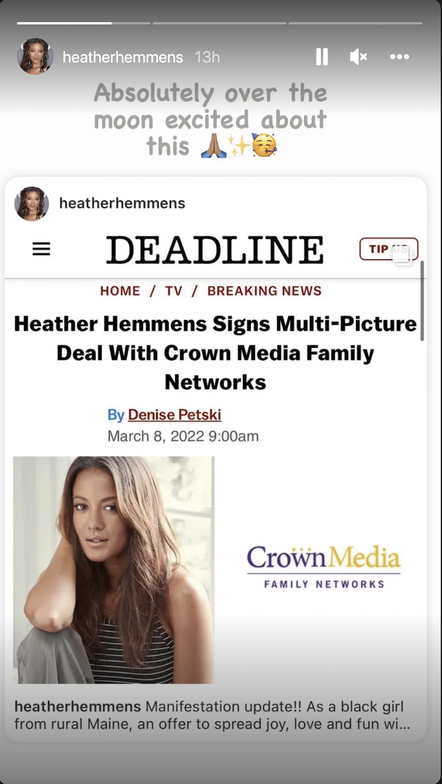 Heather Hemmens, Hallmark-https://www.instagram.com/heatherhemmens/?hl=en