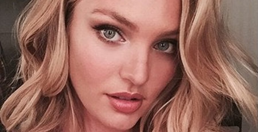 Candice Swanepoel Makes Splash In String Bikini [Credit: Candice Swanepoel/Instagram]