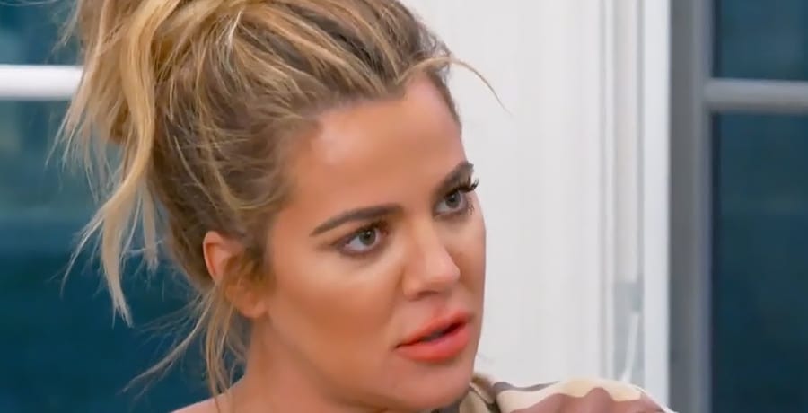 Fans Say Khloe Kardashian Tried Hiding True's Real Nose? [Credit: YouTube]