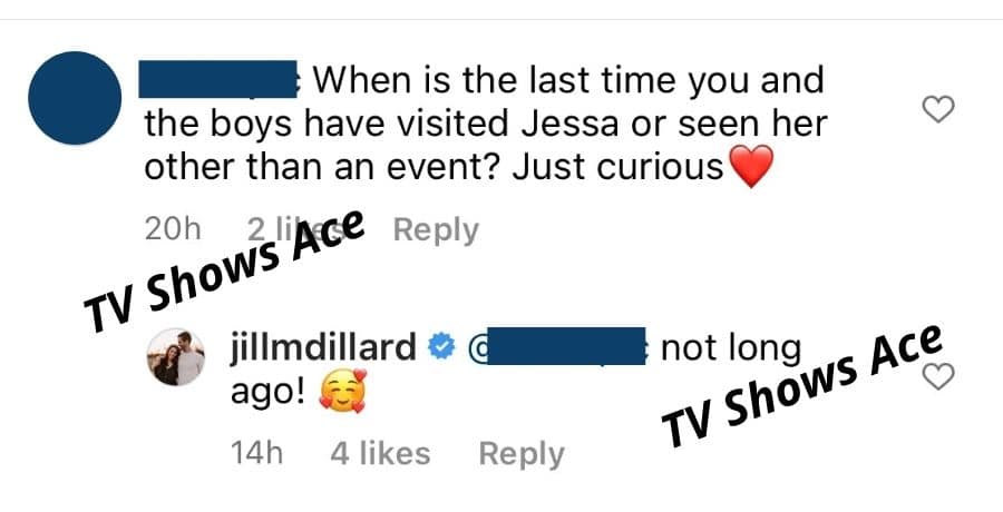 Jill Dillard, Instagram
