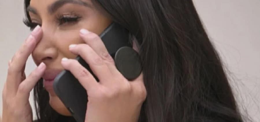 Kim Kardashian Cries Over Lewd Tape [Credit: YouTube]