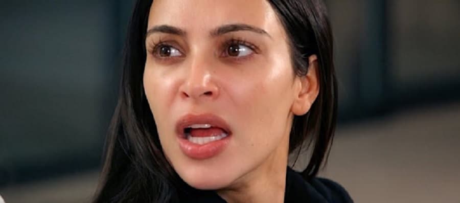 Kim Kardashian Scolded For Laughing [Credit: YouTube]
