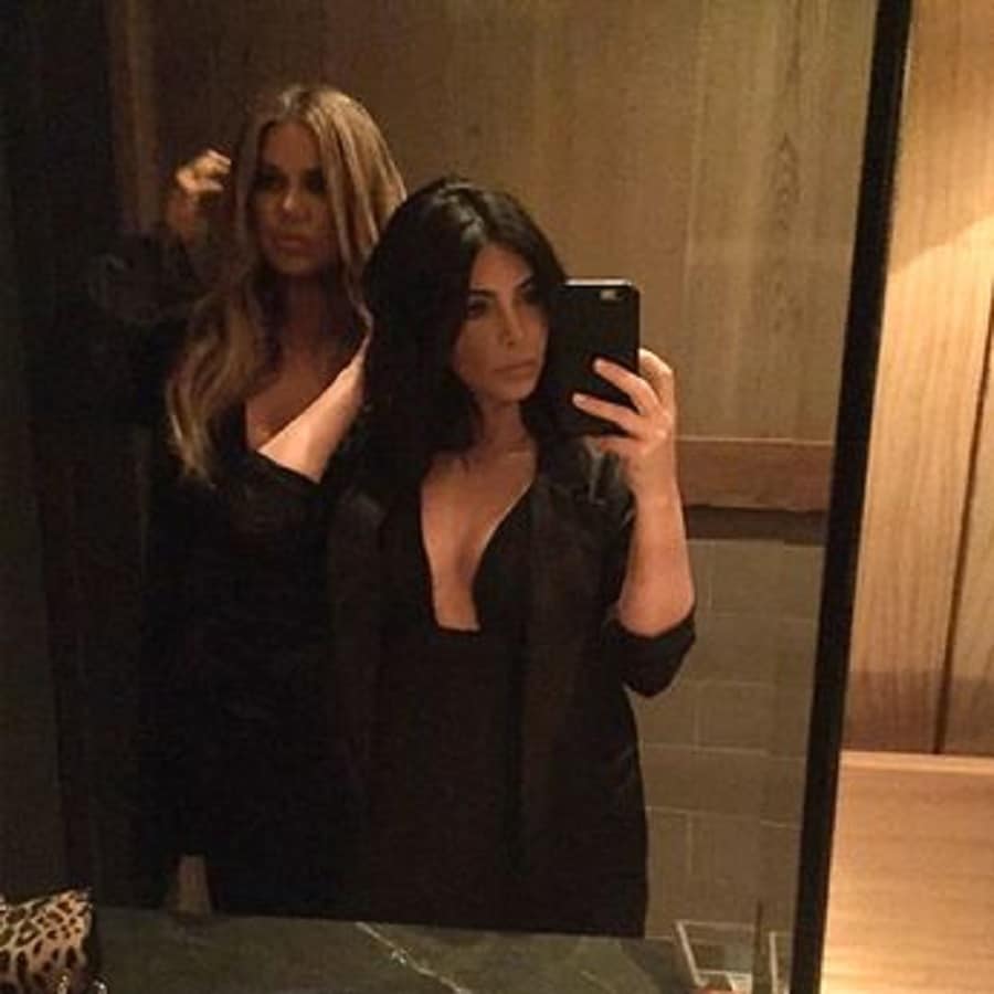 Kim Kardashian Supports Khloe [Credit: Instagram]