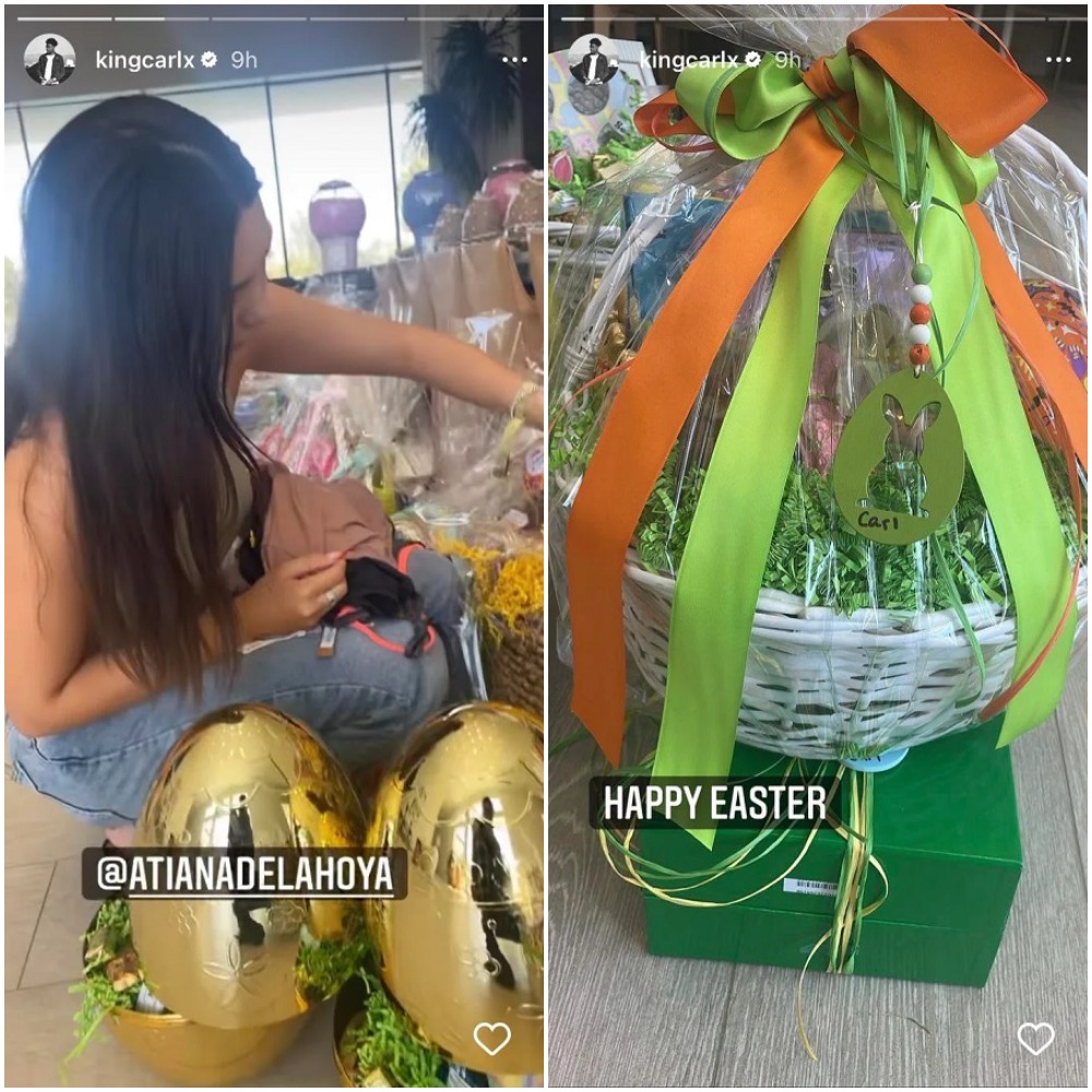 Kris Jenner's Easter Gifts [Credit: Carl/Instagram Stories]