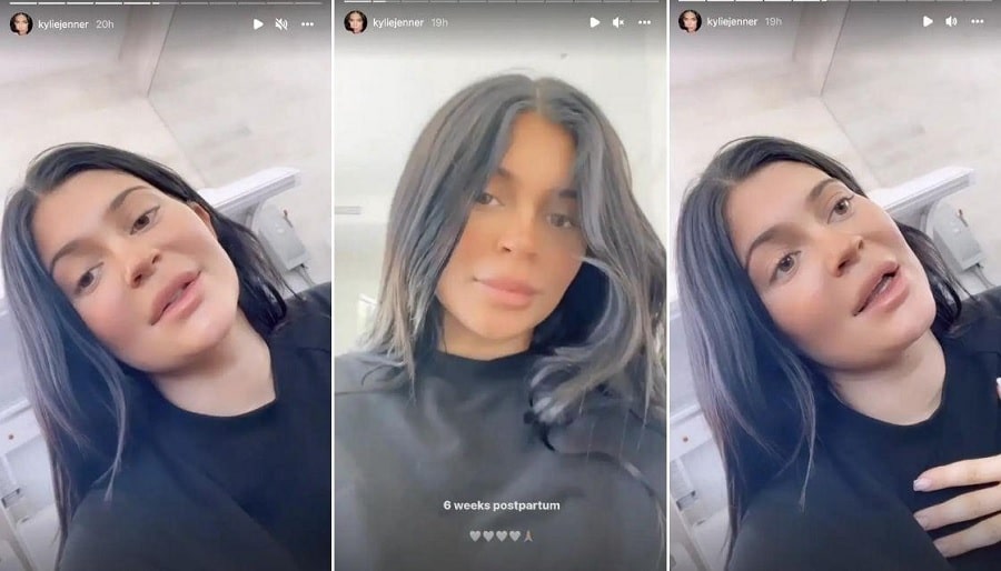 Kylie Jenner Shares Her Postpartum Experience [Credit: Kylie Jenner/Instagram Stories]
