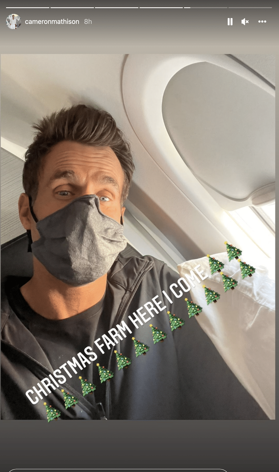 Cameron Mathison flying to film The Christmas Farm-https://www.instagram.com/cameronmathison/