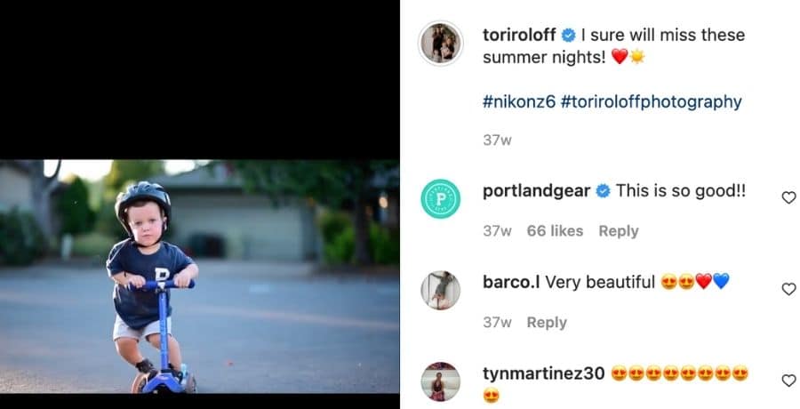 Tori Roloff Instagram