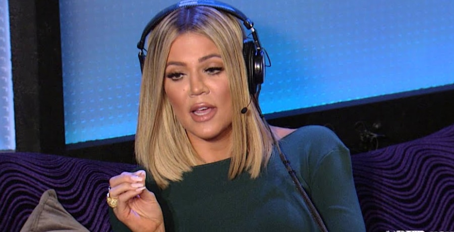 Khloe Kardashian Takes Credit For Kylie's Son's Original Name, Wolf [Credit: The Howard Stern Show/YouTube]