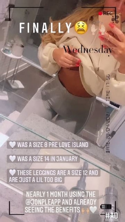 Love Island Shaughna's Weight Loss Journey [Credit: Shaughna Phillips/Instagram]