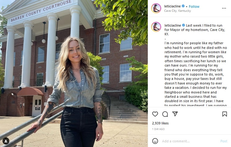 Mike Wolfe's Girlfriend Leticia Cline's Announcement [Leticia Cline | Instagram]