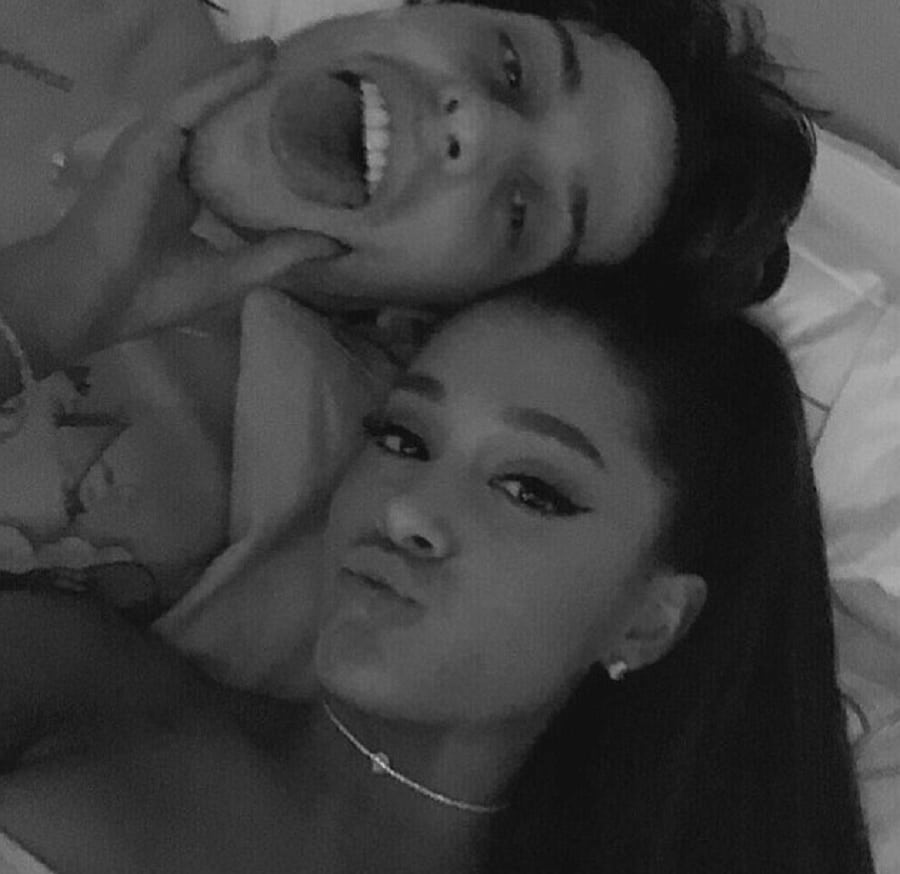 Pete Davidson With Ariana Grande [Ariana Grande | Instagram]