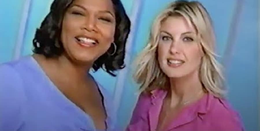 Queen Latifah's 2001 CoverGirl Ad With Faith Hill [Credit: YouTube]