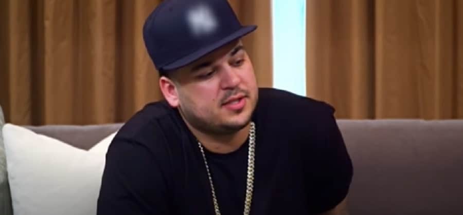 Rob Kardashian On The Kardashians [Credit: KUWTK/YouTube]