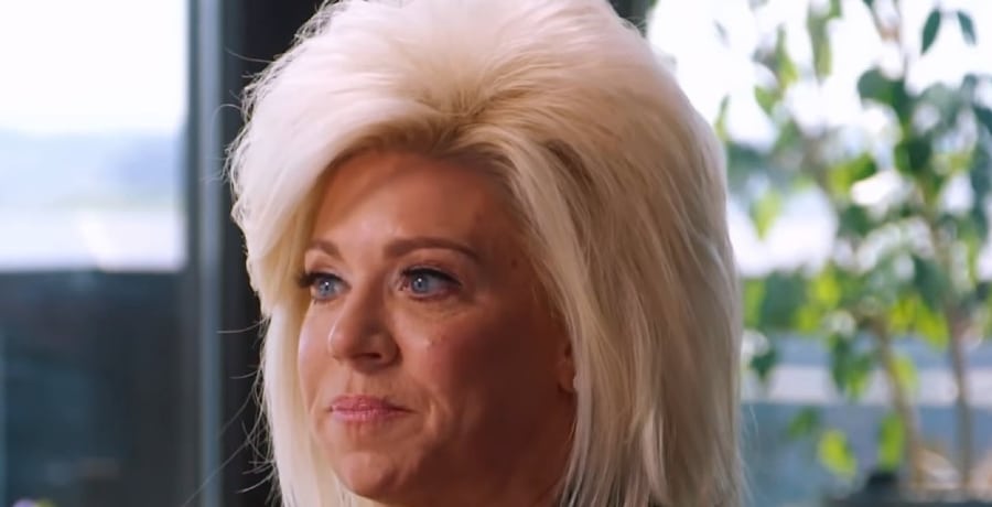 Theresa Caputo Flashes Bare Leg, Straddles Male Companion [Credit: TLC/YouTube]