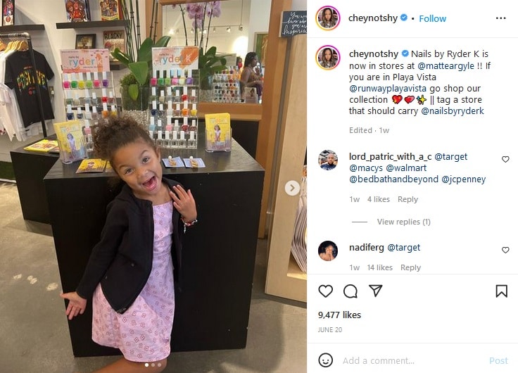 Cheyenne Floyd Promotes Ryder's Nail Polish