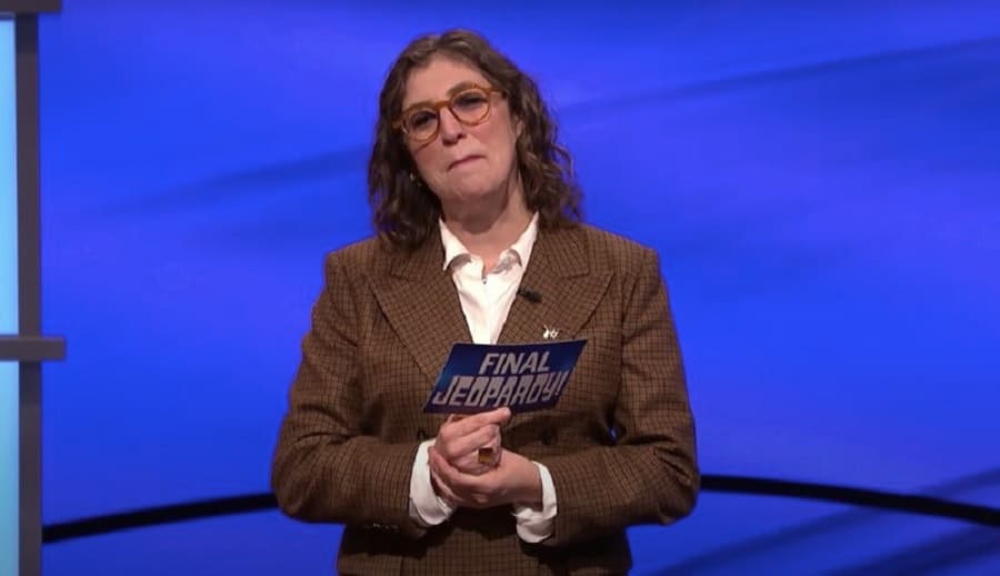 Jeopardy Mayim Bialik Overcome With Emotion [Jeopardy | YouTube]