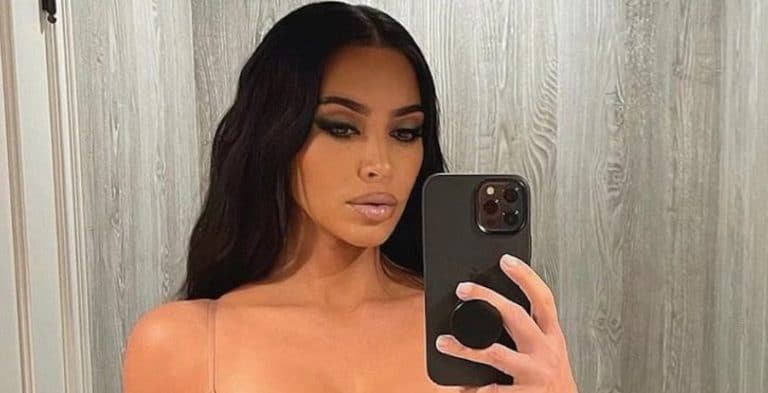 Kim Kardashian Hints Of Sideboob In Latest Flashy Attire