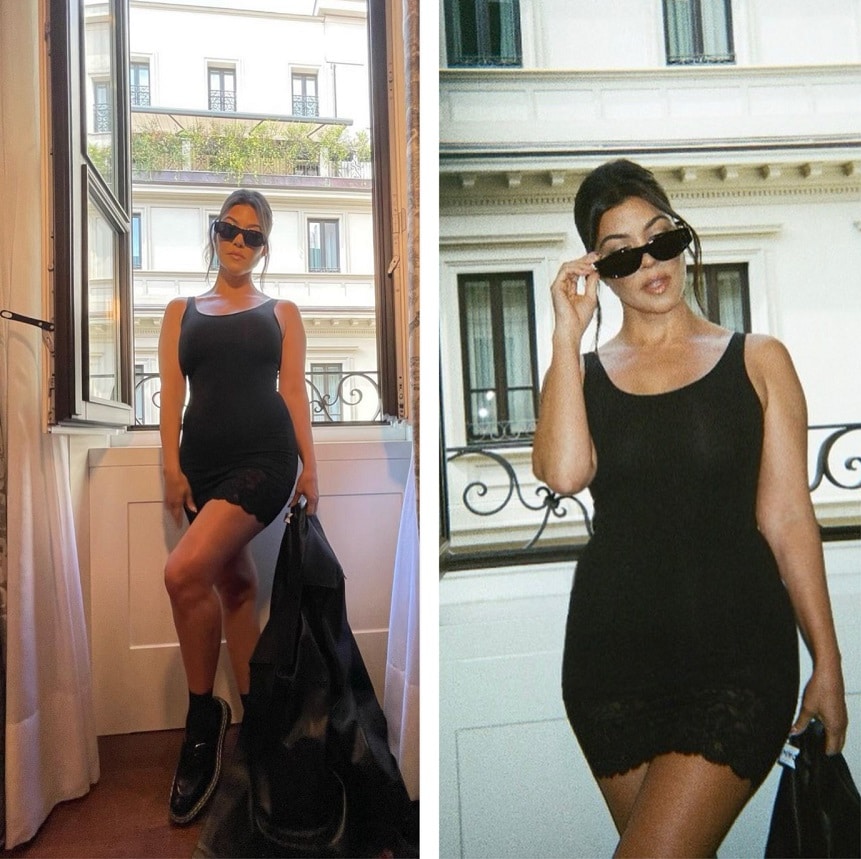 Kourtney Kardashian Puts On Leggy Display [Kourtney Kardashian | Instagram]