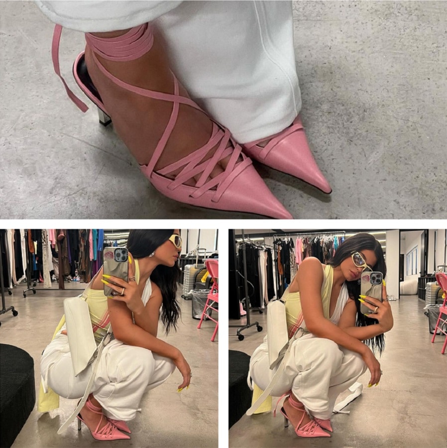 Kylie Jenner's Pink Shoes