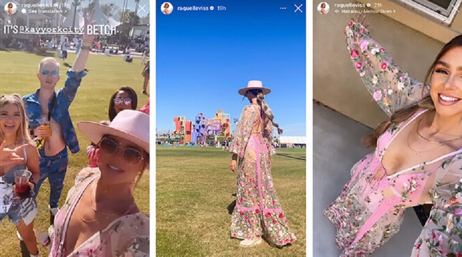 Raquel Leviss' Coachella Photos [Raquel Leviss | Instagram Stories]