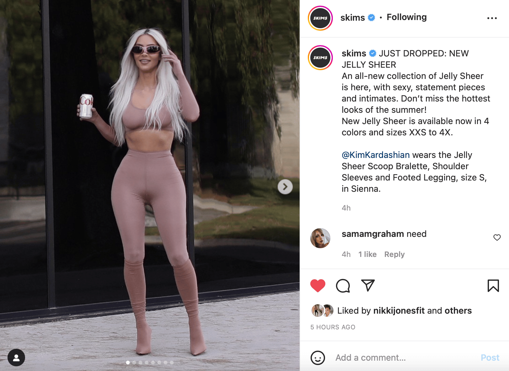 Kim Kardashian, SKIMS | Instagram
