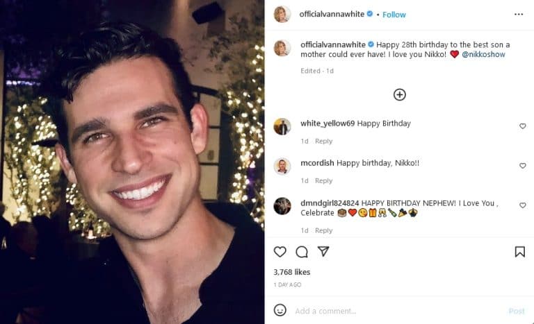 Vanna White's Instagram Followers Are Drooling Over Her Sexy Son