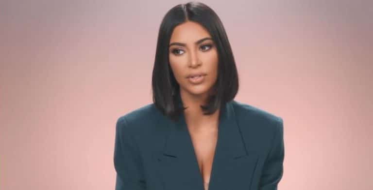 Kim Kardashian Puckering For Camera As Saint Is Fearful?