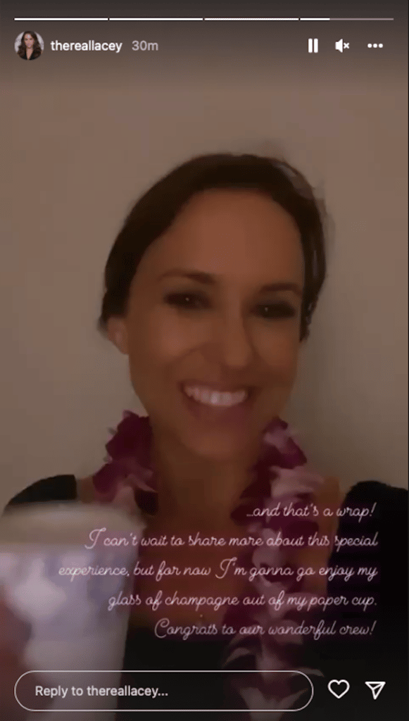 Lacey Chabert Completes Filming Hallmark Movie In Hawaii