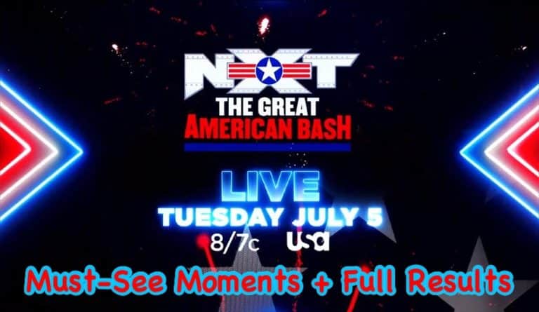 WWE NXT Great American Bash: 3 Must-See Moments, Full Results