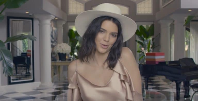 Kendall Jenner Sizzles In Barely-There Floral String Bikini