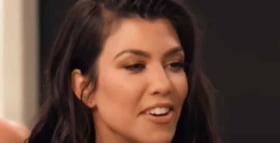 Kourtney Kardashian Flashes Underboob In Sheer Black Bra [Hulu | YouTube]