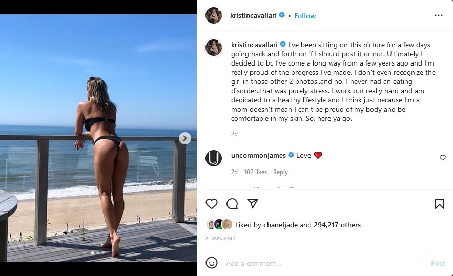 Kristin Cavallari Black Bikini Photo [Kristin Cavallari | Instagram]