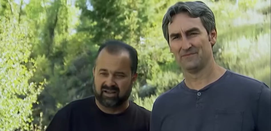 Mike Wolfe and Frank Fritz on American Pickers