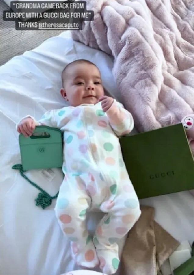 Theresa Caputo's Granddaughter Has Gucci Bag [Victoria Mastrandrea | Instagram Stories]