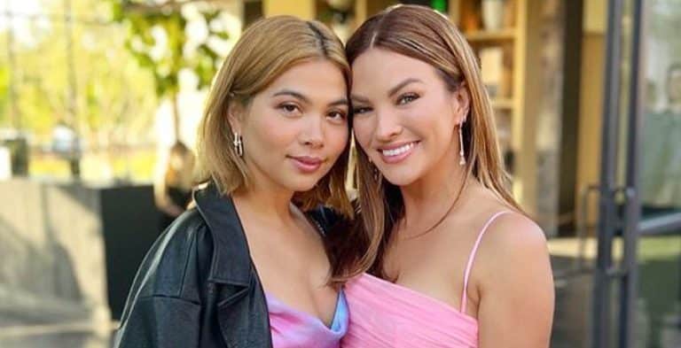 Two women standing close together - Hayley Kiyoko and Becca Tilley