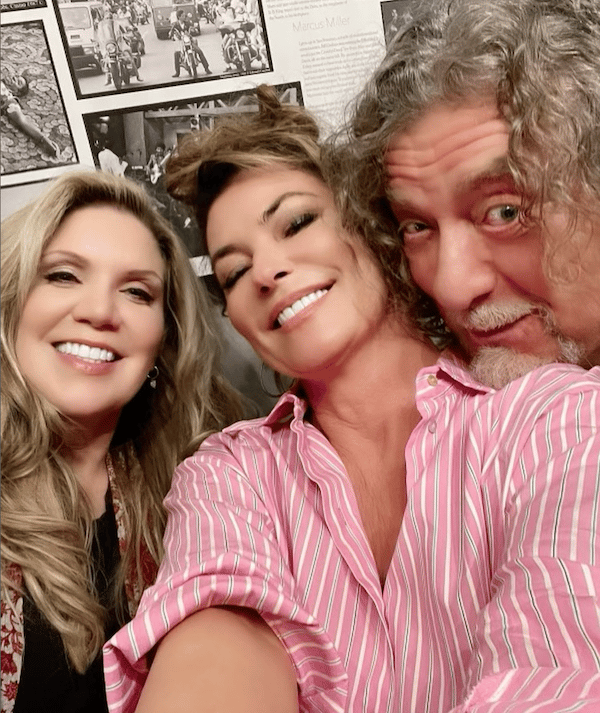 Shania Twain with Alison Krause and Robert Plant-https://www.instagram.com/p/CgBoVtWMjx_/