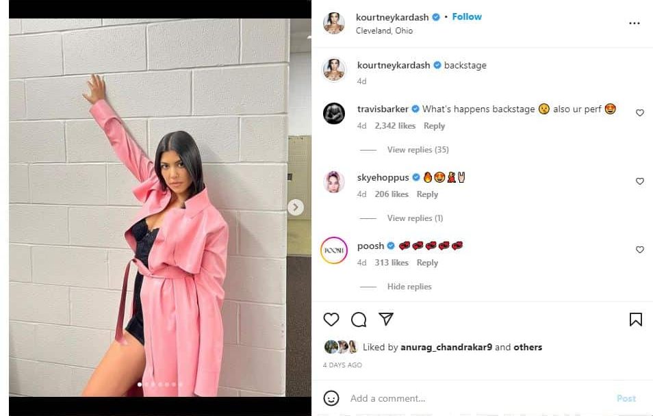 Kourtney Kardashian Instagram