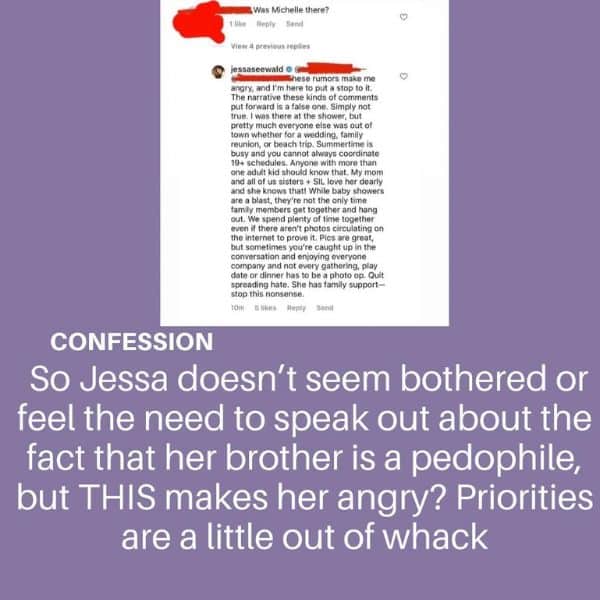 Jessa Seewald, Duggar Bates Confessions, Instagram