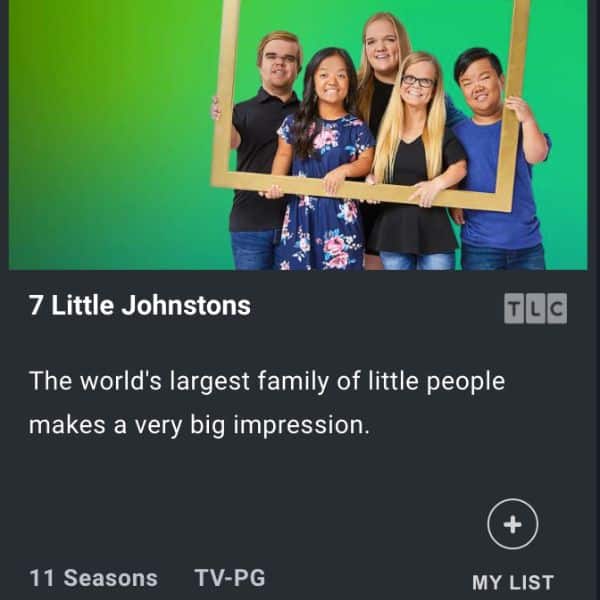 discovery+ 7 Little Johnstons