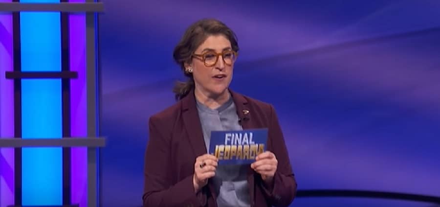 Mayim Bialik Hosts Final Jeopardy [Jeopardy | YouTube]