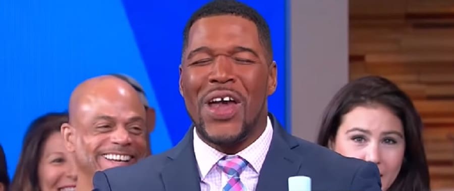 Michael Strahan Grimaced During Segment [GMA | YouTube]