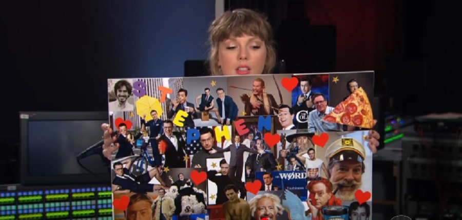 Taylor Swift Segment [Late Night With Stephen Colbert | YouTube]