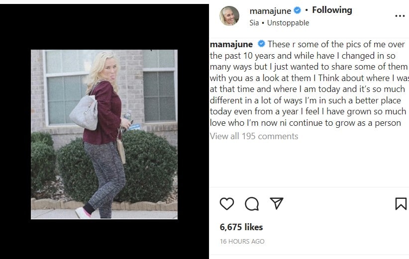 Mama June Shannon from Instagram