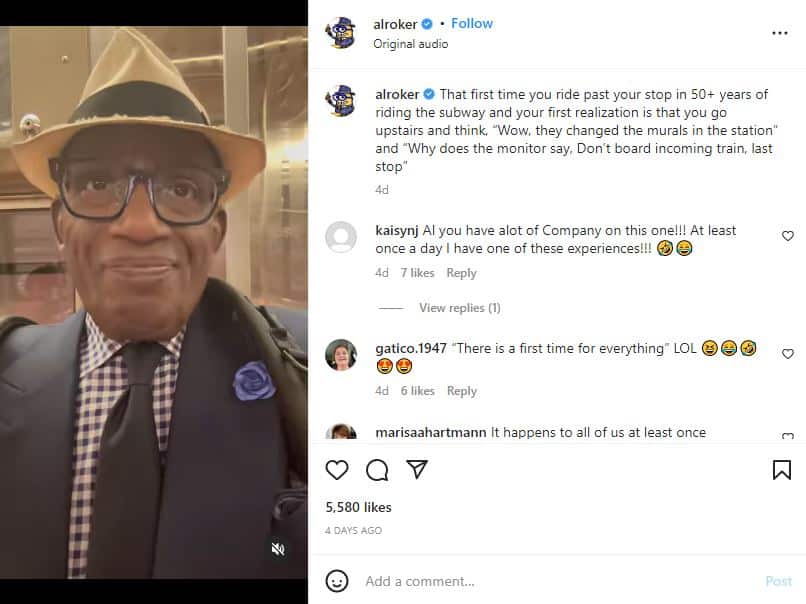 Al Roker Today Instagram