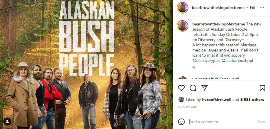 Alaskan Bush People on Bear's IG account