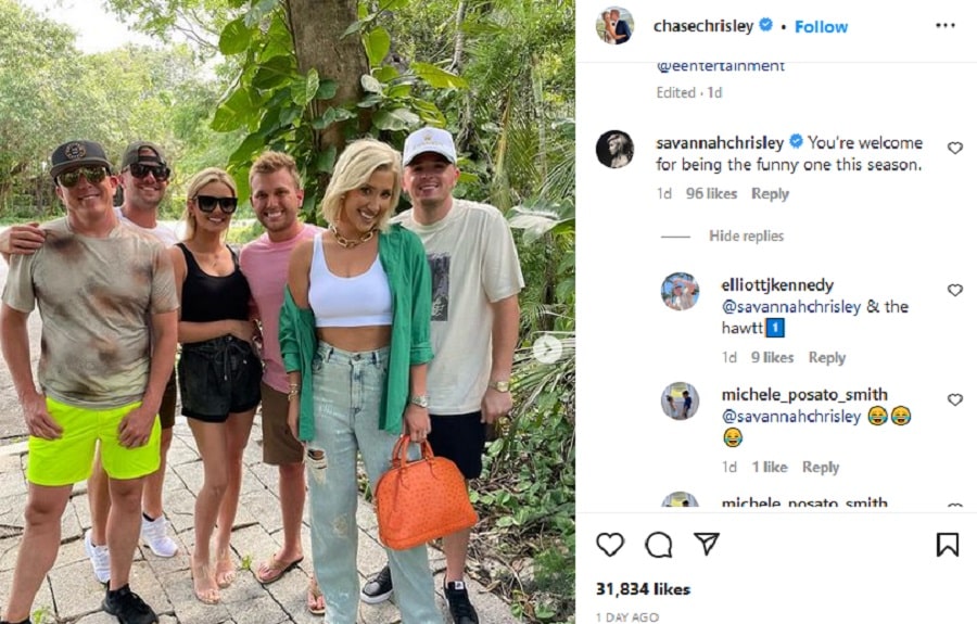 Chasey Chrisley Poses With Savannah, Emmy, Elliott & Friends [Chase Chrisley | Instagram]
