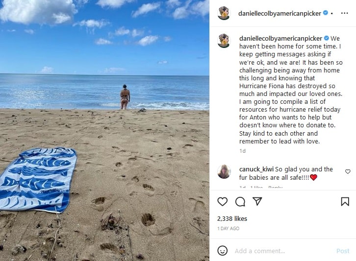 Danielle Colby's Instagram Post [Danielle Colby | Instagram]